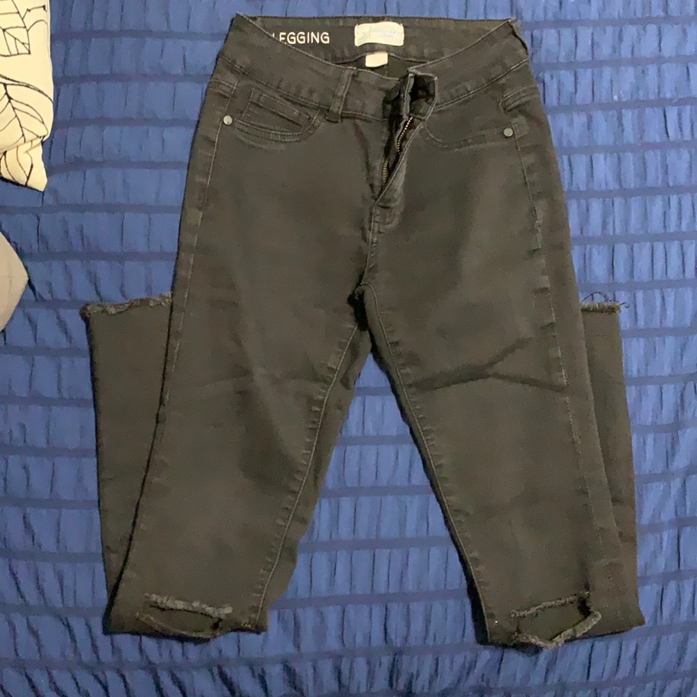 Blue asphalt perfect ankle legging